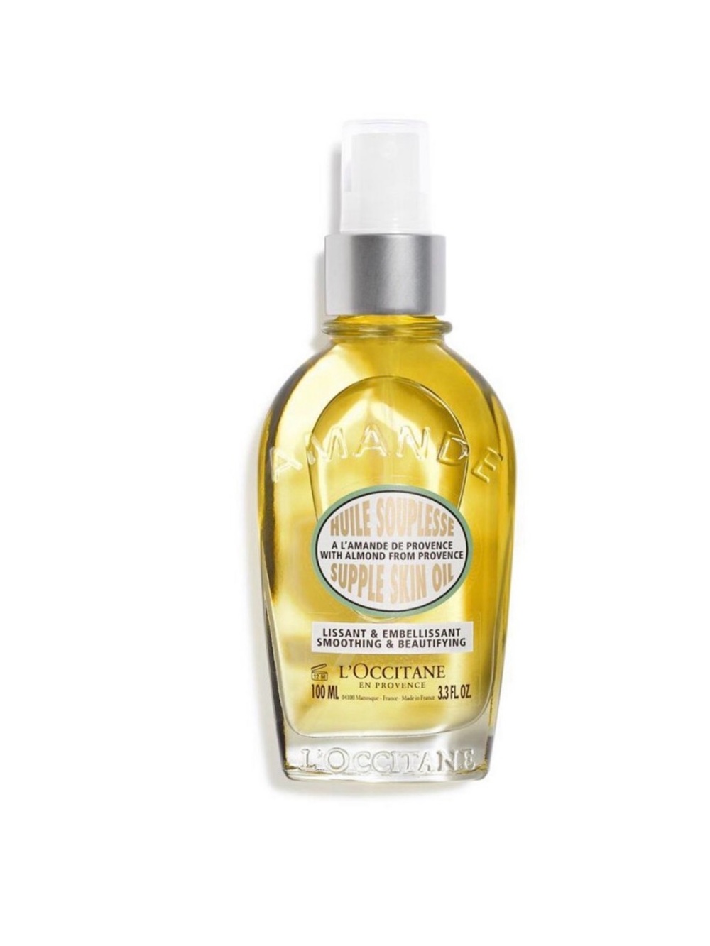 L'OCCITANE Almond Supple Skin Oil.